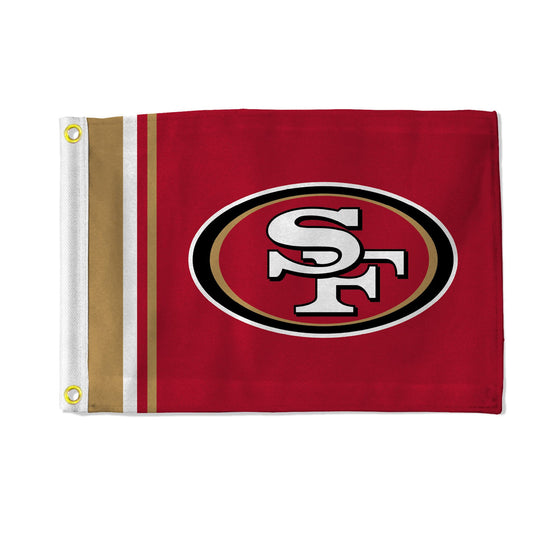 San Francisco 49ers Flag 12x17 Striped Utility