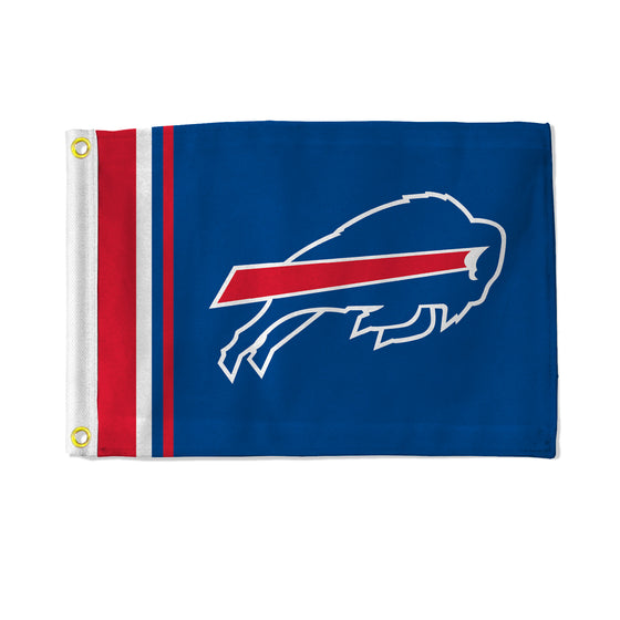 NFL Football Buffalo Bills Stripes Utility Flag - Double Sided - Great for Boat/Golf Cart/Home ect.