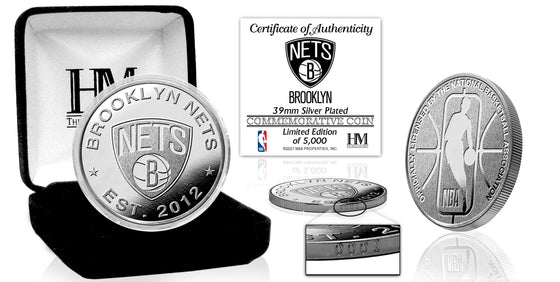 Brooklyn Nets Silver Mint Coin