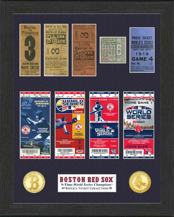 Boston Red Sox 9-Time World Series Champions Ticket Collection