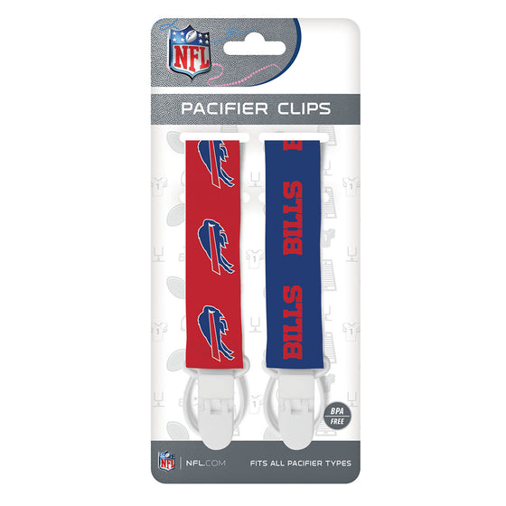 Buffalo Bills Pacifier Clips 2 Pack