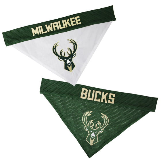 Milwaukee Bucks Reversible Bandana Pets First