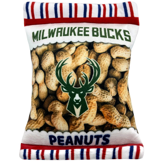 Milwaukee Bucks Peanut Bag Toy Pets First