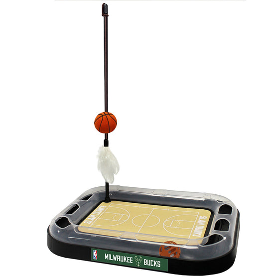 Milwaukee Bucks Basketball Cat Scratcher Toy