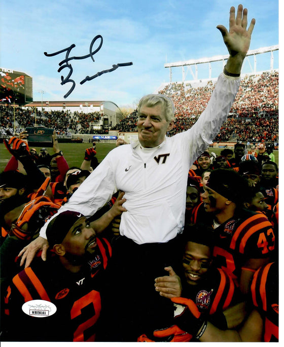 Virginia Tech Hokies Frank Beamer Signed Auto 8x10 Photo - JSA W COA - 757 Sports Collectibles