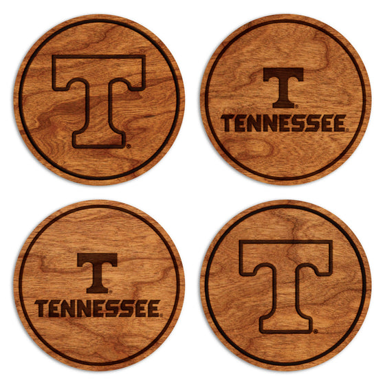 Tennessee, Univerisity of Coaster s Variety Pack Block T Wireframe and Block T Over - 757 Sports Collectibles