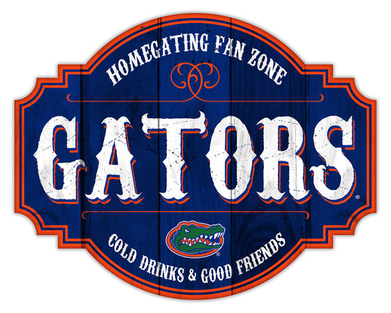 Florida Gators Sign Wood 12 Inch Homegating Tavern