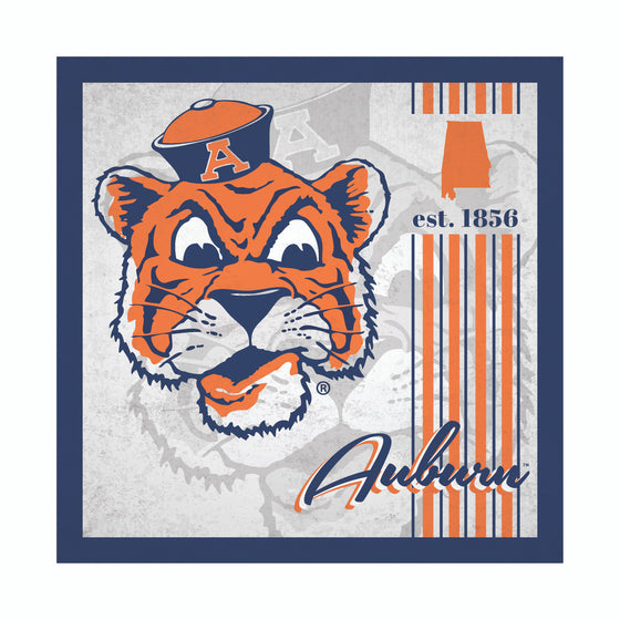 Auburn Tigers Sign Wood 10x10 Album Design - Special Order