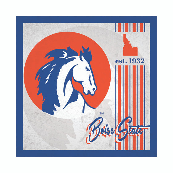 Boise State Broncos Sign Wood 10x10 Album Design - Special Order