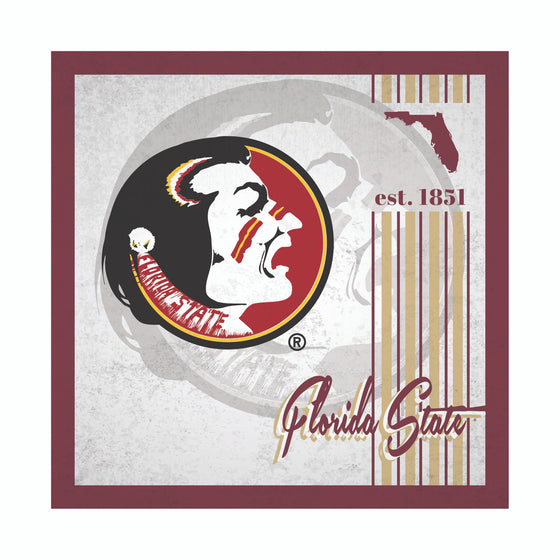 Florida State Seminoles Sign Wood 10x10 Album Design