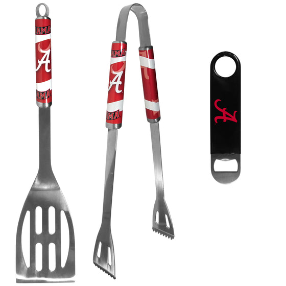 Alabama Crimson Tide 2 pc BBQ Set and Bottle Opener