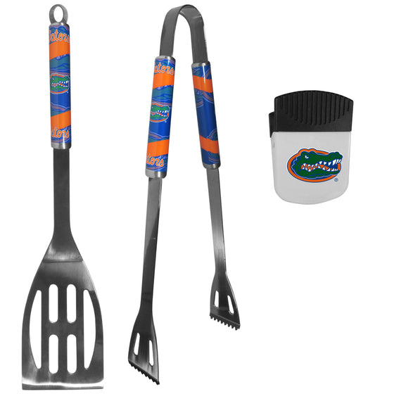 Florida Gators 2 pc BBQ Set and Chip Clip