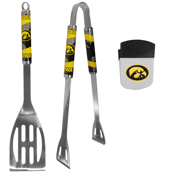 Iowa Hawkeyes 2 pc BBQ Set and Chip Clip