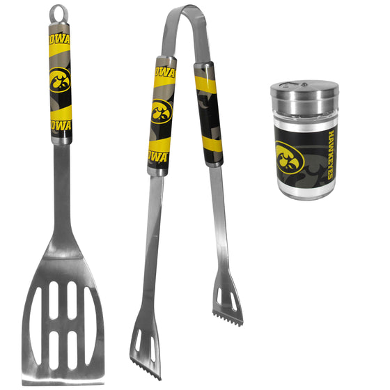 Iowa Hawkeyes 2pc BBQ Set with Season Shaker