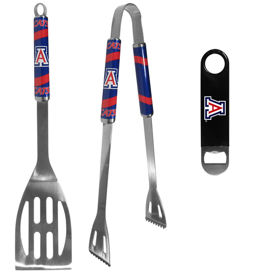 Arizona Wildcats 2 pc BBQ Set and Bottle Opener