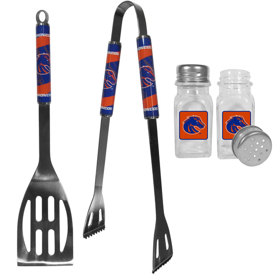 Boise St. Broncos 2pc BBQ Set with Salt & Pepper Shakers