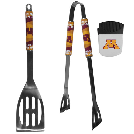 Minnesota Golden Gophers 2 pc BBQ Set and Chip Clip