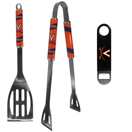 Virginia Cavaliers 2 pc BBQ Set and Bottle Opener