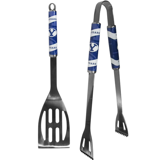 BYU Cougars 2 pc Steel BBQ Tool Set