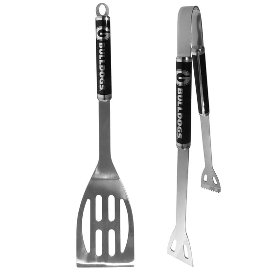 Georgia Bulldogs 2 pc Black BBQ Set