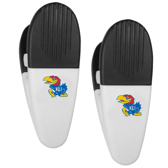 Kansas Jayhawks Mini Chip Clip Magnets, 2 pk