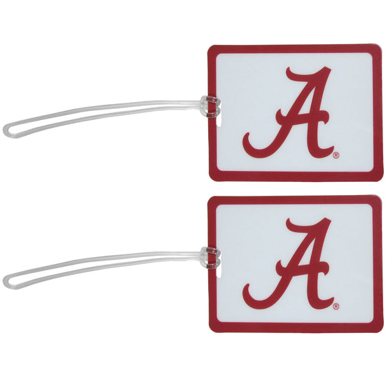 Alabama Crimson Tide Vinyl Luggage Tag, 2pk