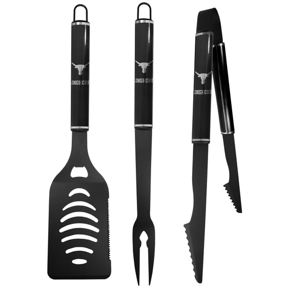 Texas Longhorns 3 pc Monochromatic BBQ Set