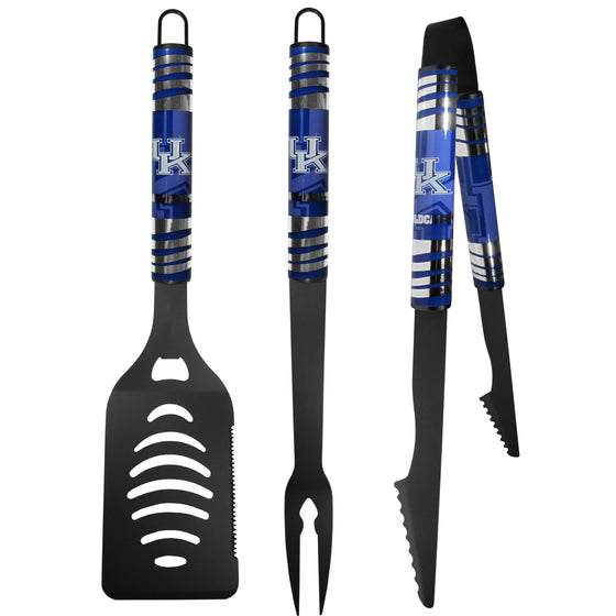 Kentucky Wildcats 3 pc Black Tailgater BBQ Set