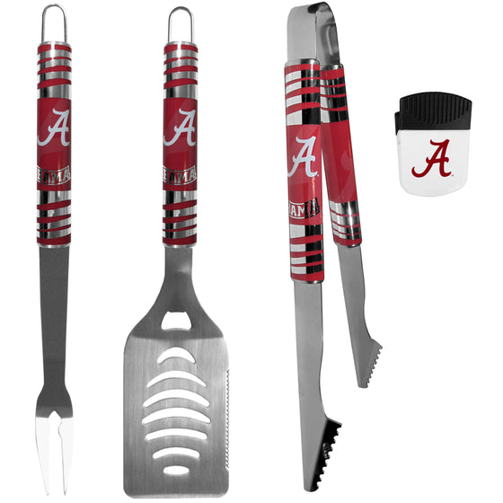 Alabama Crimson Tide 3 pc BBQ Set and Chip Clip