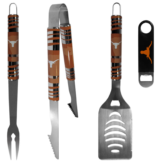 Texas Longhorns 3 pc BBQ Set and Bottle Opener