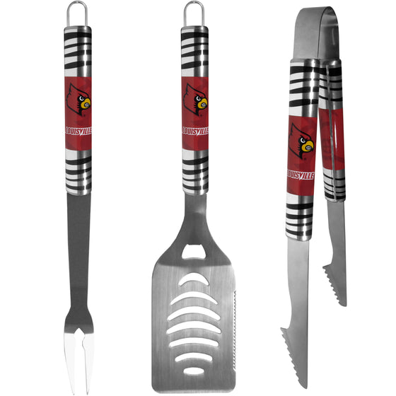 Louisville Cardinals 3 pc Tailgater BBQ Set