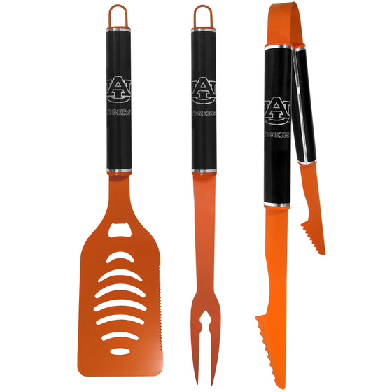 Auburn Tigers 3 pc Color and Black BBQ Set