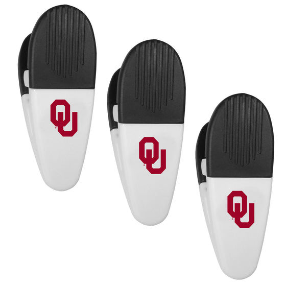 Oklahoma Sooners Mini Chip Clip Magnets, 3 pk