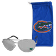 Florida Gators Aviator Sunglasses and Bag Set