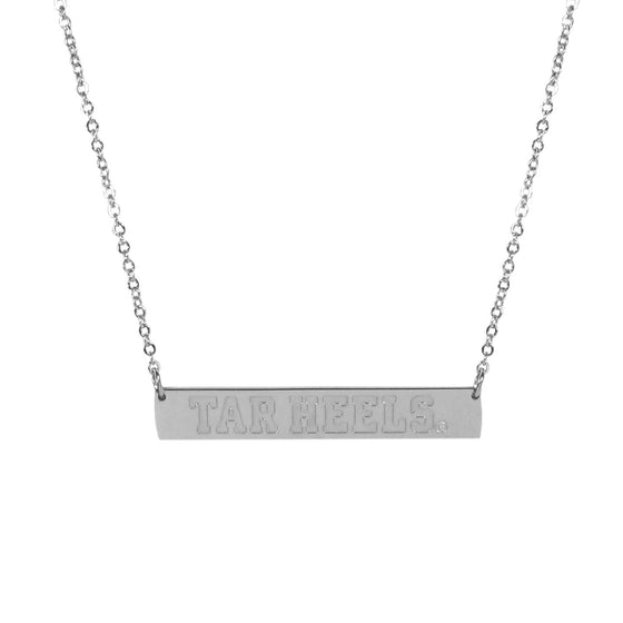 N. Carolina Tar Heels Bar Necklace