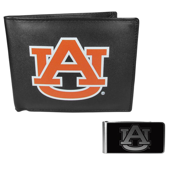 Auburn Tigers Bi-fold Wallet & Black Money Clip