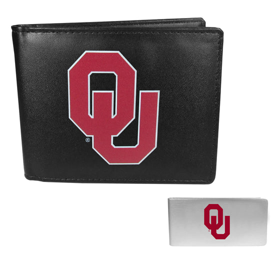 Oklahoma Sooners Bi-fold Wallet & Money Clip