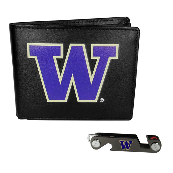 Washington Huskies Bi-fold Wallet & Key Organizer