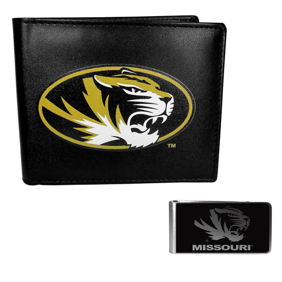 Missouri Tigers Bi-fold Wallet & Black Money Clip