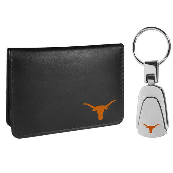 Texas Longhorns Weekend Bi-fold Wallet & Steel Key Chain