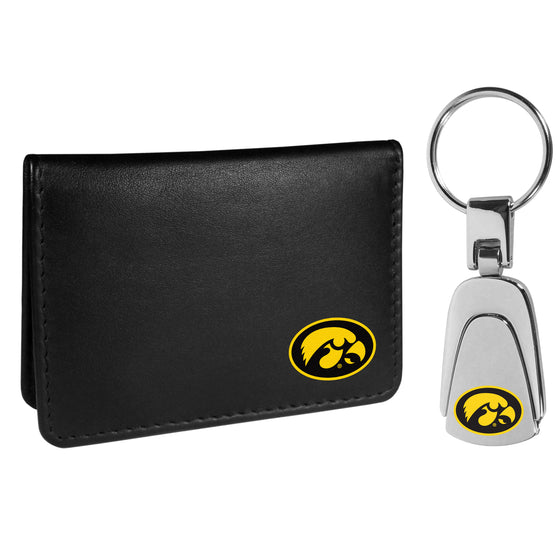 Iowa Hawkeyes Weekend Bi-fold Wallet & Steel Key Chain