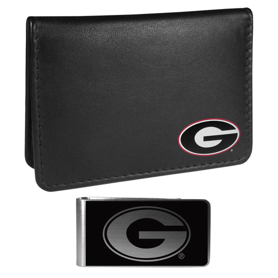 Georgia Bulldogs Weekend Bi-fold Wallet & Black Money Clip