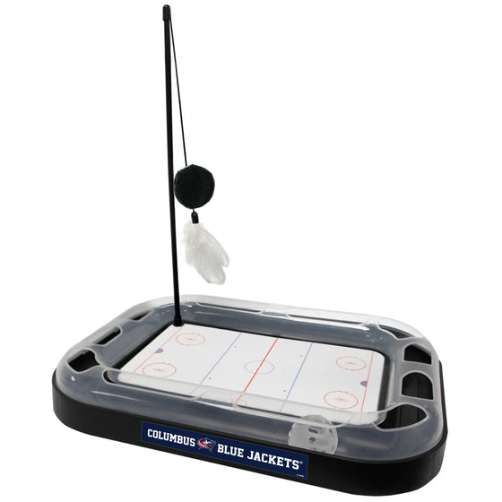 Columbus Blue Jackets Hockey Cat Scratcher Toy