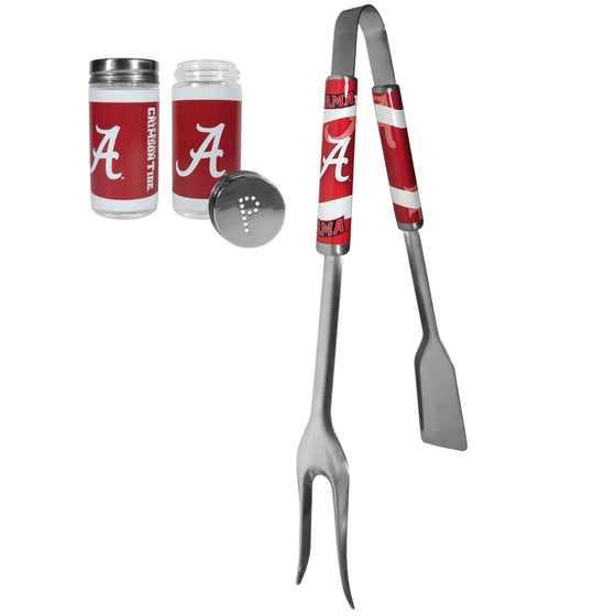 Alabama Crimson Tide 3 in 1 BBQ Tool and Salt & Pepper Shaker