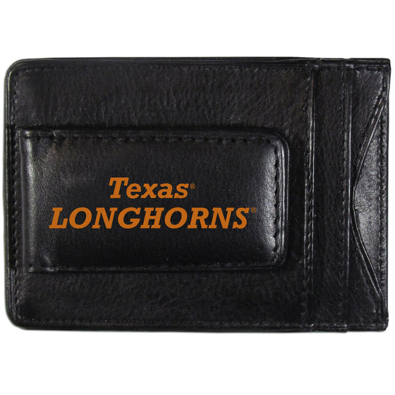 Texas Longhorns Logo Leather Cash and Cardholder