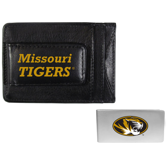 Missouri Tigers Leather Cash & Cardholder & Money Clip