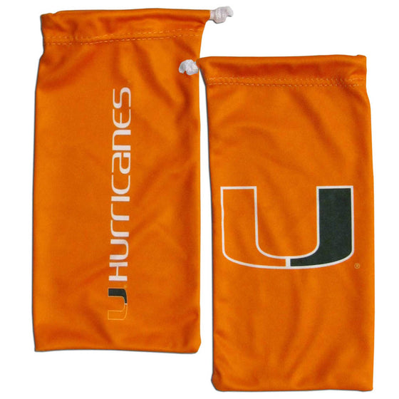 Miami Hurricanes Microfiber Sunglass Bag