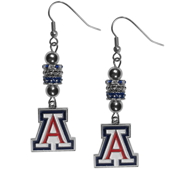 Arizona Wildcats Euro Bead Earrings