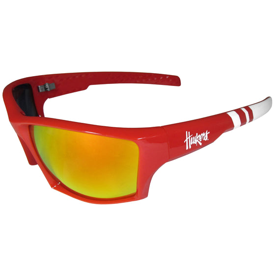 Nebraska Cornhuskers Edge Wrap Sunglasses