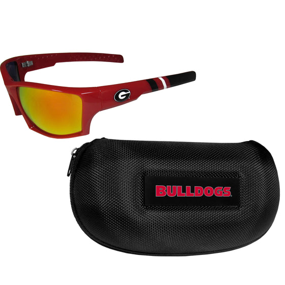 Georgia Bulldogs Edge Wrap Sunglass and Case Set